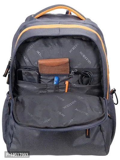 Killer Gliding 36 Litres 15.6 Inch Water Resistance Polyester Laptop Backpack (GREY)-thumb5