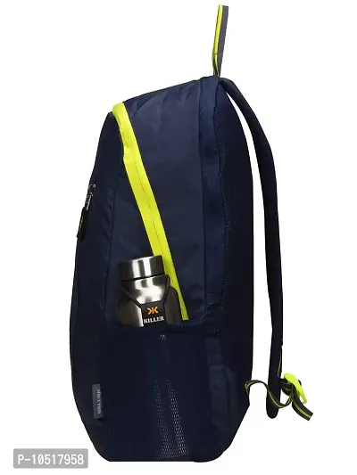 Killer Sprint Casual Water-Resistant Polyester Blue College Backpack-thumb2
