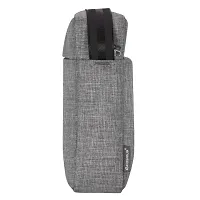Cosmus Unisex Paris Travel Sling Bag - Grey Water Resistance Polyester Bag with Multiple Pockets and Padded Section for iPad/Tablet-thumb4