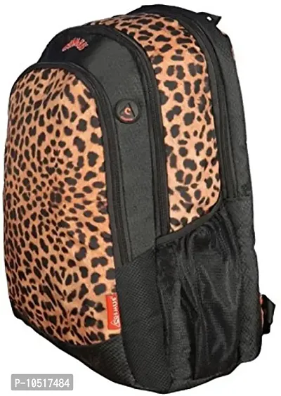 Cosmus Orcus-Cheeta Casual College Backpack - School Bag (Black)-thumb2