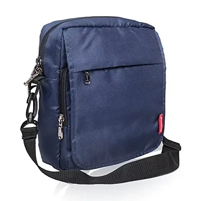 Cosmus Men's Rome Navy Blue Crossbody Shoulder Sling Bag for iPad/10inches Tablet
