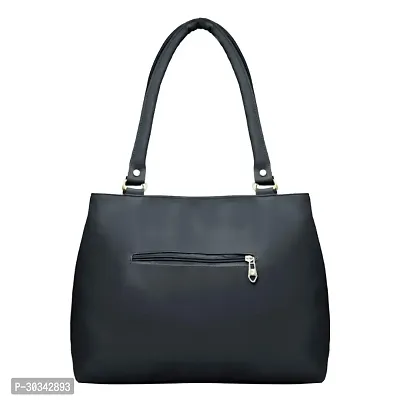 Stylish Black PU Solid Handbags For Women-thumb4