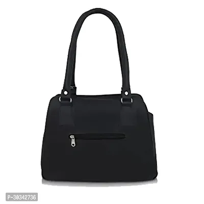 Stylish Black PU Solid Handbags For Women-thumb3