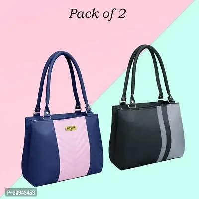 Stylish Multicoloured PU  Handbags For Women Pack Of 2