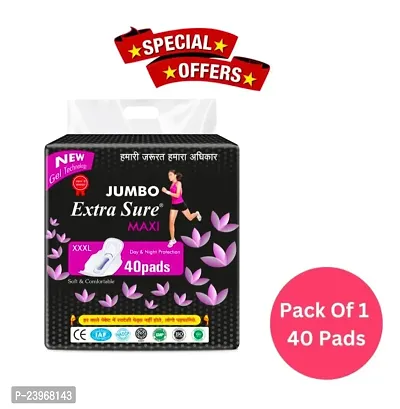Jumbo Extra Sure DRY Net Top Sheet Pad naturally SOFT extra L 1 Jumbo Packet-thumb0
