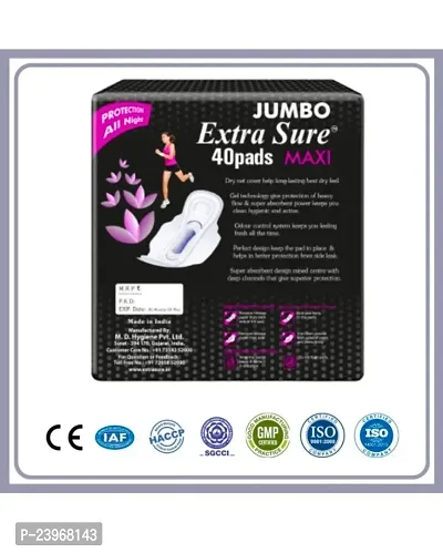 Jumbo Extra Sure DRY Net Top Sheet Pad naturally SOFT extra L 1 Jumbo Packet-thumb5