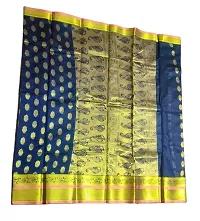 Classic  Silk Cotton Saree with Blouse piece for women-thumb1