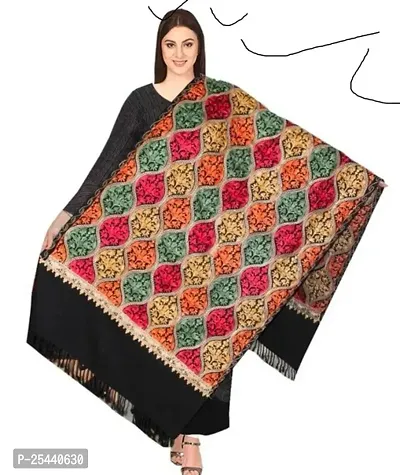 Stylish Women Wool Aari Work Stoles-thumb0