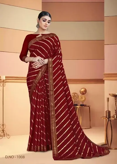 Beautiful Art Silk Sarees With Blouse Piece