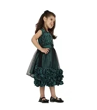 FB Collection Girl's Knee Length Polyster Frock Dress for Girls (BK004G)-thumb1