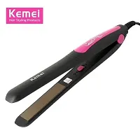 Hair  Straightener Machine  Corded Electric Flat Iron Stylish Hair Straightener For Women Hair Straightenernbsp;nbsp;(Black)-Beauty Appliances For Women.-thumb2