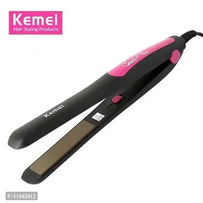 Hair  Straightener Machine  Corded Electric Flat Iron Stylish Hair Straightener For Women Hair Straightenernbsp;nbsp;(Black)-Beauty Appliances For Women.-thumb3