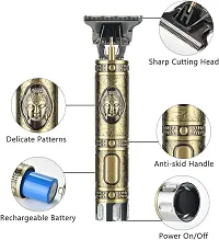 Hair Trimmmer For Mens Cordless Hair Clipper Oil Head Electric Hair Clipper Set T-Blade Trimmer Kit for Home Barber Shop-thumb3