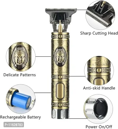 Hair Trimmmer For Mens Cordless Hair Clipper Oil Head Electric Hair Clipper Set T-Blade Trimmer Kit for Home Barber Shop-thumb4