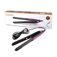 Hair  Straightener Machine  Corded Electric Flat Iron Stylish Hair Straightener For Women Hair Straightenernbsp;nbsp;(Black)-Beauty Appliances For Women.-thumb3