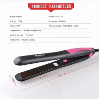 Hair  Straightener Machine  Corded Electric Flat Iron Stylish Hair Straightener For Women Hair Straightenernbsp;nbsp;(Black)-Beauty Appliances For Women.-thumb2