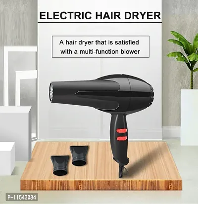Hair Dryer For Women And Men   Professional Stylish Hot And Cold Dryer   Hair Dryers Compact 1800 Watts With Nozzle (Black)