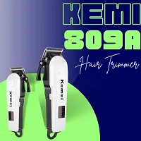 Hair Trimmer For Mens Professional Rechargeable And Cordless Hair Clipper Runtime 120 Min Trimmer For Men White Trimmers Hair Styling-thumb1