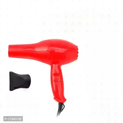 Hair Dryer For Women And Men   Professional Stylish Hot And Cold Dryer   Hair Dryers Compact 1800 Watts With Nozzle (Red)-thumb0