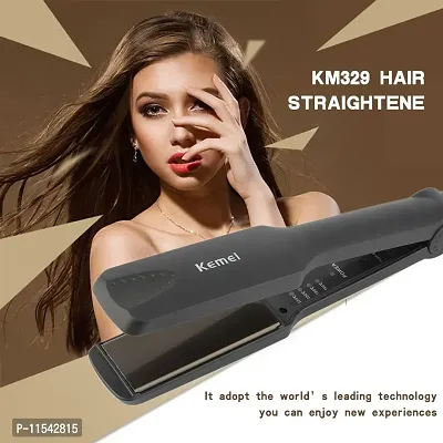 Hair  Straightener Machine  Corded Electric Flat Iron Stylish Hair Straightener For Women Hair Straightenernbsp;nbsp;(Black)-Beauty Appliances For Women.