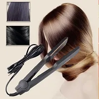 Hair  Straightener Machine  Corded Electric Flat Iron Stylish Hair Straightener For Women Hair Straightenernbsp;nbsp;(Black)-Beauty Appliances For Women.-thumb4