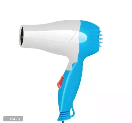 Hair Dryer-1290 1000W Foldable Hair Dryer For Women Professional Electric Foldable Hair Dryer With 2 Speed Control ( Multicolor )