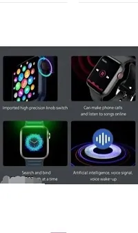 Stylish I7 Pro Max Smart Watch With Bluetooth Calling Activity Tracker Black 1Pc-thumb2