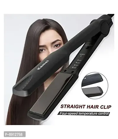 Kemei Temperature Control Professional Hair Straightener KM-329 (Black)hellip;-thumb2