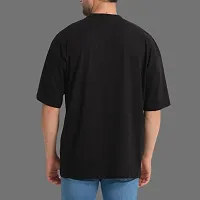 Stylish Cotton Solid Oversize T-Shirt for Men-thumb3