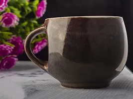 The mug factory TMF Brown Tea Cup Set of 6 (Size:180ml)-thumb1