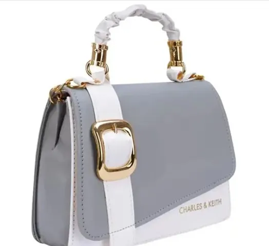 Stylish PU Solid Sling Bags For Women