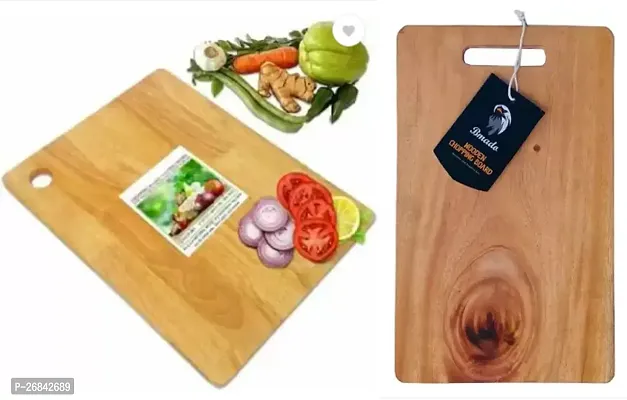 Duarable Wood Chopping Boards Pack Of 2