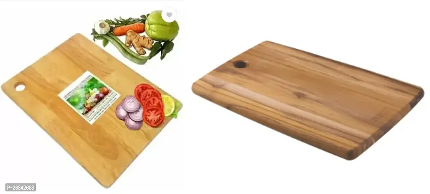 Duarable Wood Chopping Boards Pack Of 2-thumb0