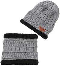 SHISHUONLINE Kids Beanie Cap with Muffler-thumb4