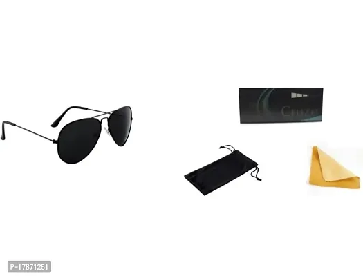 UV Protection Aviator Sunglasses (Free Size)  (For Men  Women, Green)-thumb3