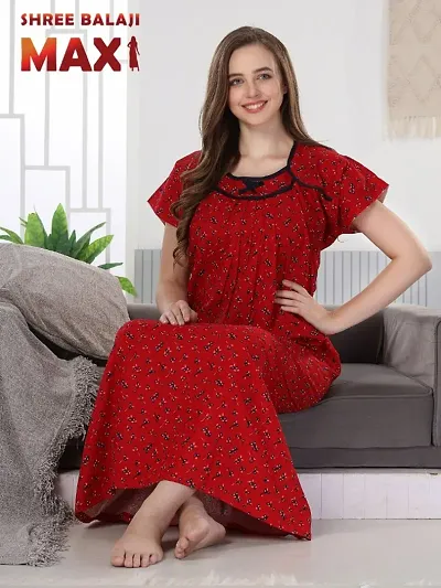 Premium Cotton Printed Night Gowns/Nighties