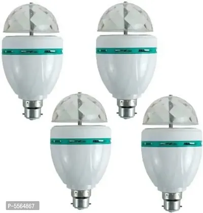 Rotating Bulb Light Lamp for Party/Home/Diwali Decoration Single Disco Ball-thumb0