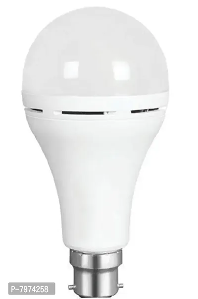 Led Inverter Bulb 12 Watts B22D Lithium Battery Rechargeable Emergency Led Bulb White Pack Of 1-thumb0