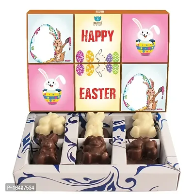 BOGATCHI Chocolate for Easter, Easter Eggs Chocolates, Easter Bunnies 60 g