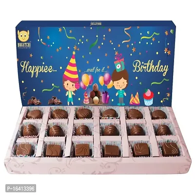 BOGATCHI Birthday Chocolates Pack, Celebrations, Dark Chocolates, Love Chocolates, Premium Chocolates, 180 g