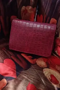 classy mehroon hand purse-thumb2