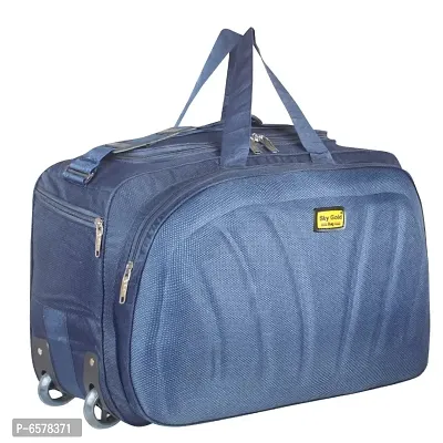 Stylish Polyester Duffle Bags With Wheels- 40 Litres-thumb3