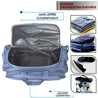 Stylish Polyester Duffle Bags With Wheels- 40 Litres-thumb4