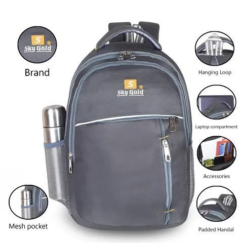 Stylish Waterproof Laptop Backpacks With Rain Cover For Unisex