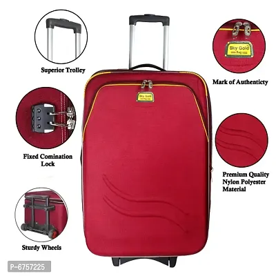 SKY GOLD (26 inch) Trolley Red Bag SKY033-thumb0