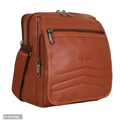 10L Messenger Bag - Side Bag - Phome Leather Bag Tan-thumb0