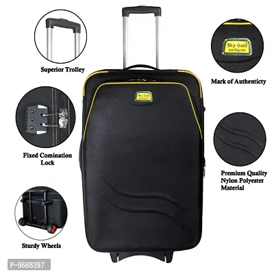 Expandable Small Cabin Suitcase (50 cm) - Scottish / Polyester / Suitcase Trolley / Travel / Tourist / Bag-thumb5