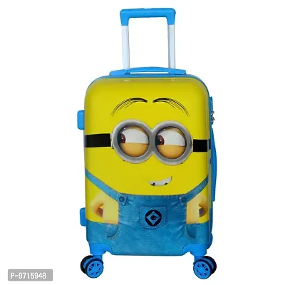 Small Check-in Suitcase (16 inch) - Minions Printed Suitcase/ Trolley Bag for Kids/Gifting purposes - Yellow-thumb0