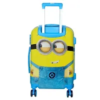 Small Check-in Suitcase (16 inch) - Minions Printed Suitcase/ Trolley Bag for Kids/Gifting purposes - Yellow-thumb1