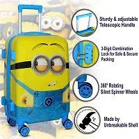 Small Check-in Suitcase (16 inch) - Minions Printed Suitcase/ Trolley Bag for Kids/Gifting purposes - Yellow-thumb4